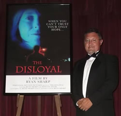 Ryan Sharp with Disloyal poster